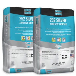 252 Silver White Porcelain Adhesive Laticrete 50 lb
