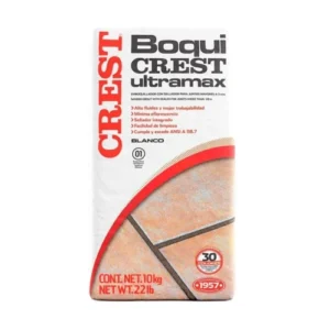 Crest Sanded Grout - Bright White - 22 lb