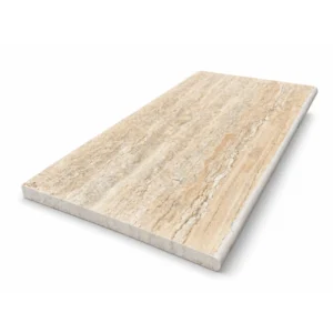Travertino Veteado Marble Coping